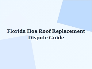 Florida Hoa Roof Replacement Cost Guide